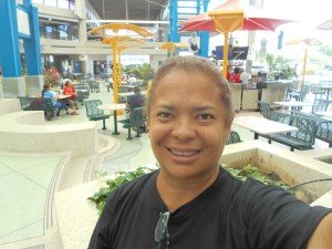 Me in Barbados airport