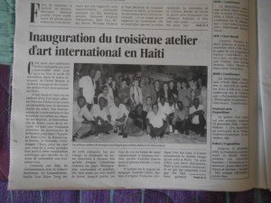 Article in Le Nouvelliste